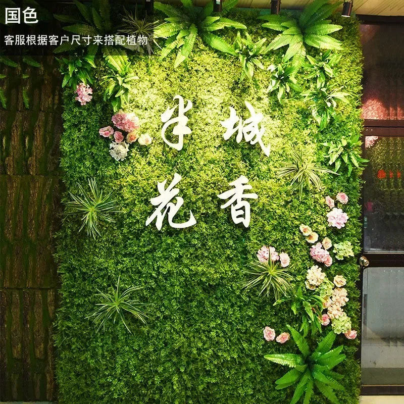 décoration végétale murale verte pour intérieur élégant - vue 12 sur 25