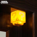 applique murale led super question mark pour décoration e-sports