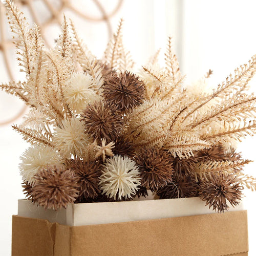 lot de boules de fleurs artificielles pour décoration et bricolage - vue 7 sur 9