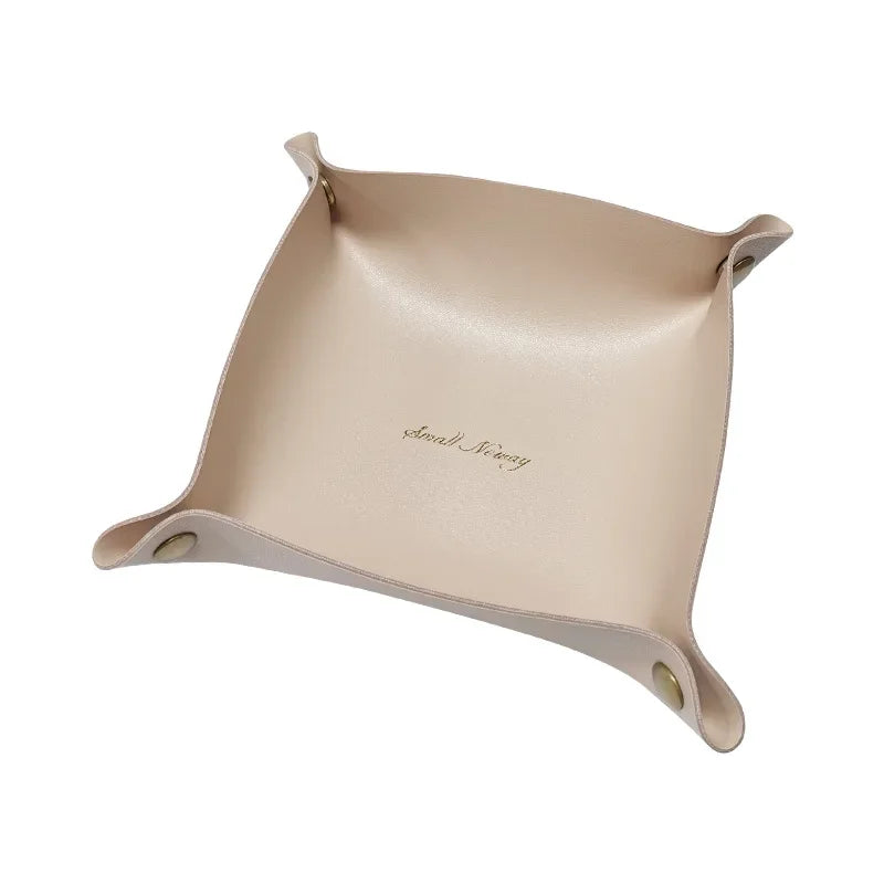 boîte de rangement en cuir pour bureau et accessoires - vue 12 sur 20
