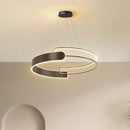 suspension moderne à led pour décoration intérieure réglable de luxe