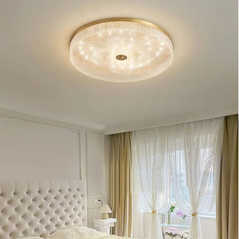 plafonnier led moderne rond pour éclairage intérieur élégant - vue 4 sur 13