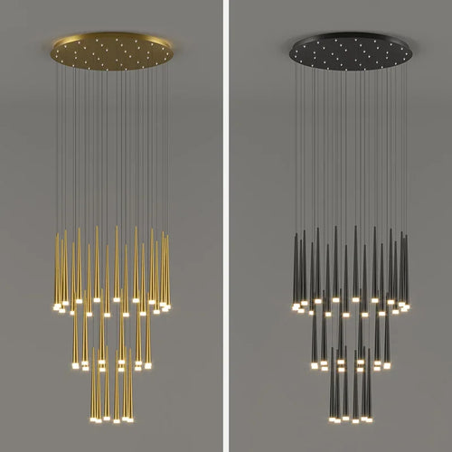 lustre moderne à led pour décoration d'intérieur haut de gamme - vue 5 sur 22