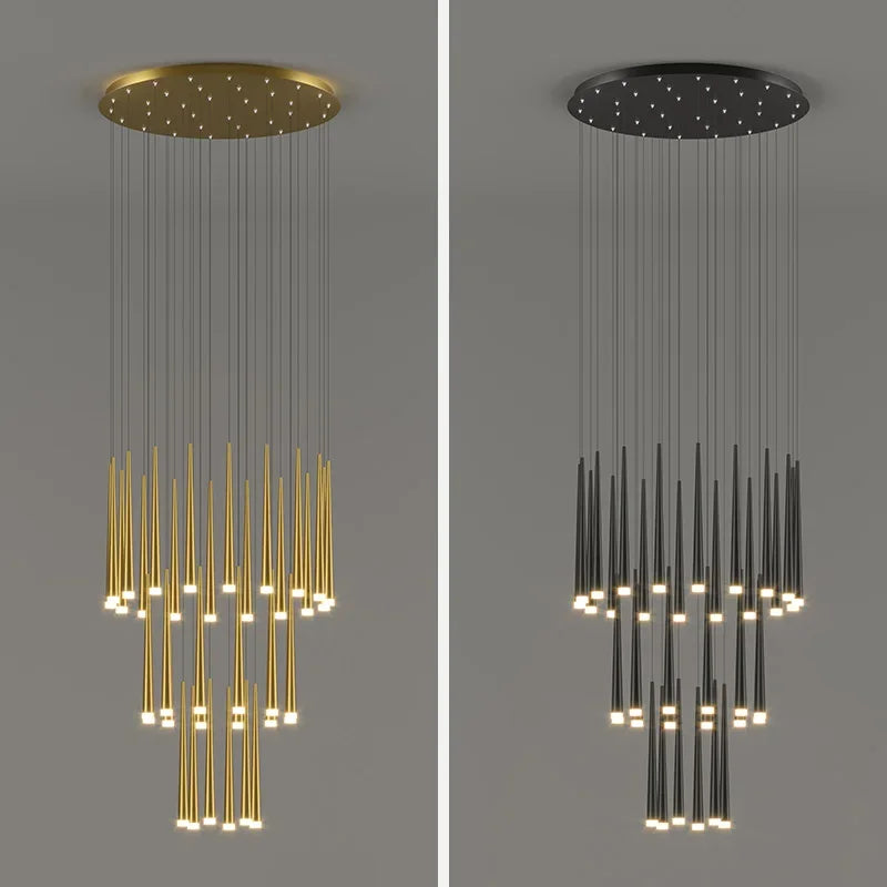 lustre moderne à led pour décoration d'intérieur haut de gamme - vue 4 sur 22