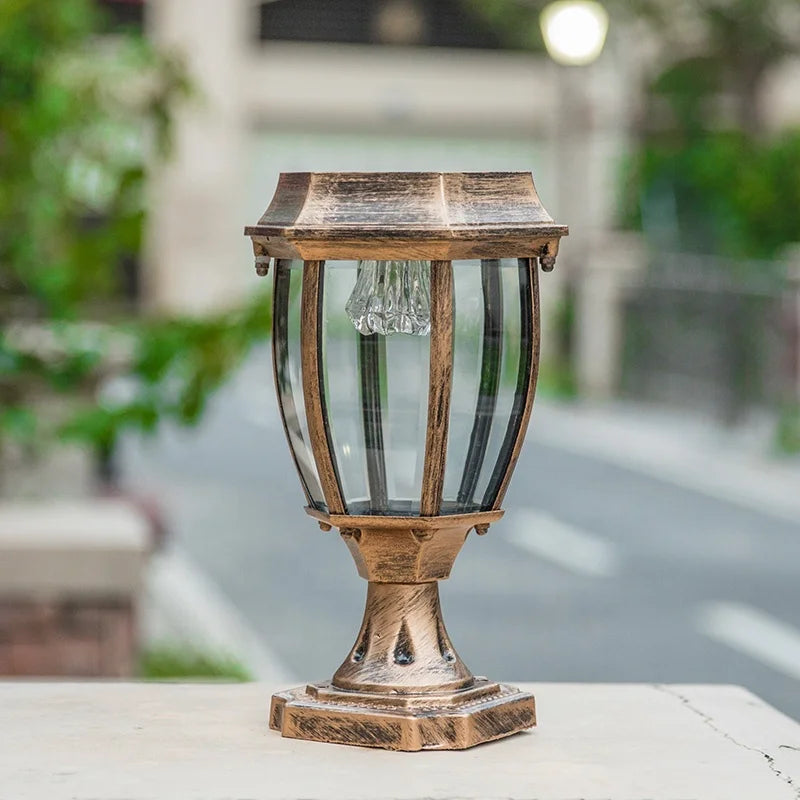 lampe à poser solaire moderne étanche pour éclairage extérieur - vue 4 sur 8