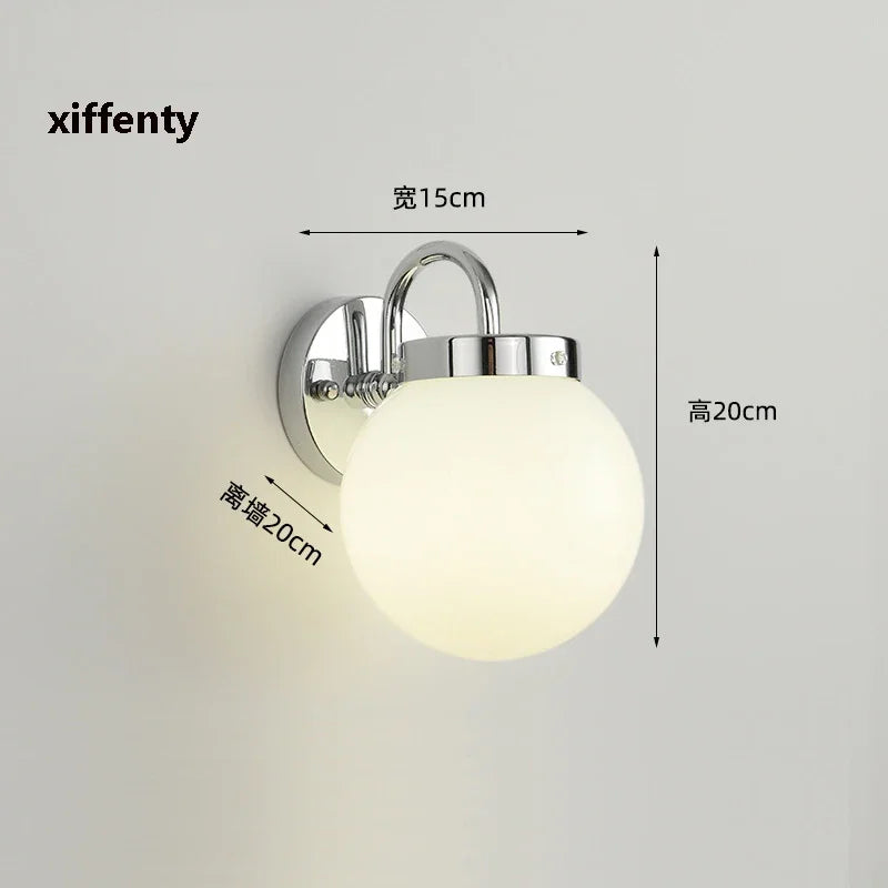 applique murale led en verre pour intérieur moderne - vue 8 sur 9
