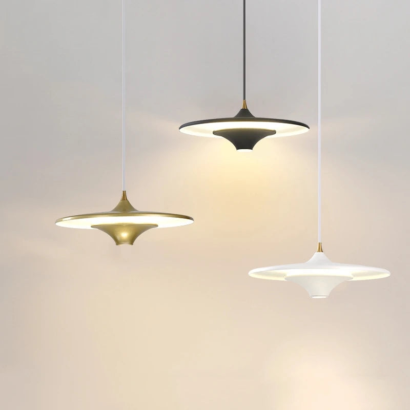 suspension led modernes simples et créatives nordiques - vue 1 sur 14