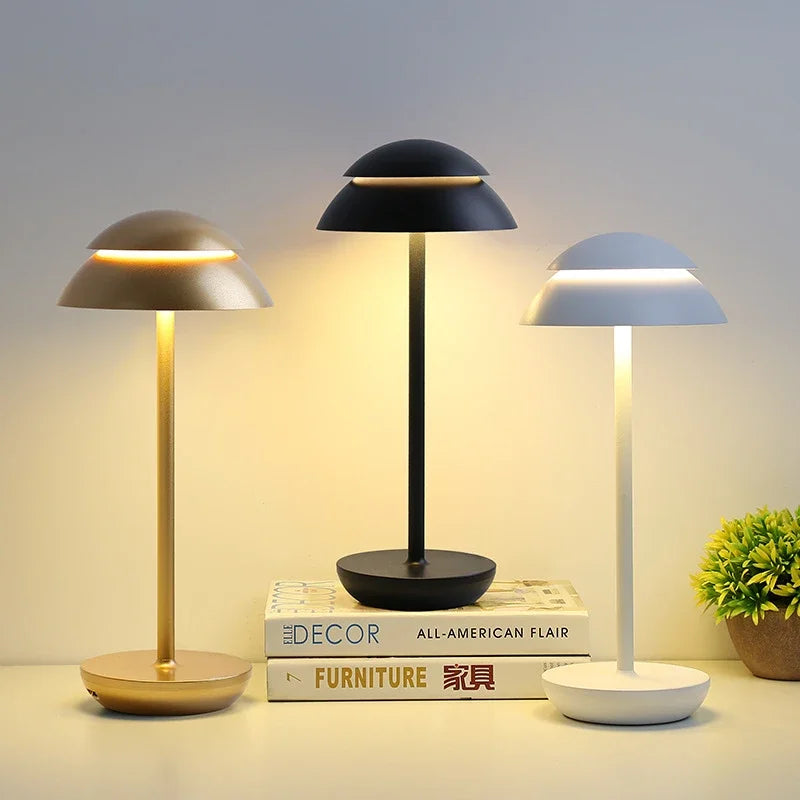 lampe rechargeable vintage led usb sans fil veilleuse portable - vue 2 sur 11