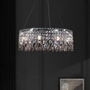 lustre de luxe en cristal lampe à main éclairage de bar luminaire suspendu