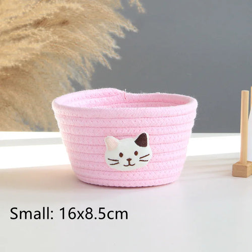 panier de rangement tissé animaux pour jouets et divers objets - vue 18 sur 21