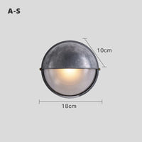 applique murale led rétro industrielle étanche pour extérieur et jardin