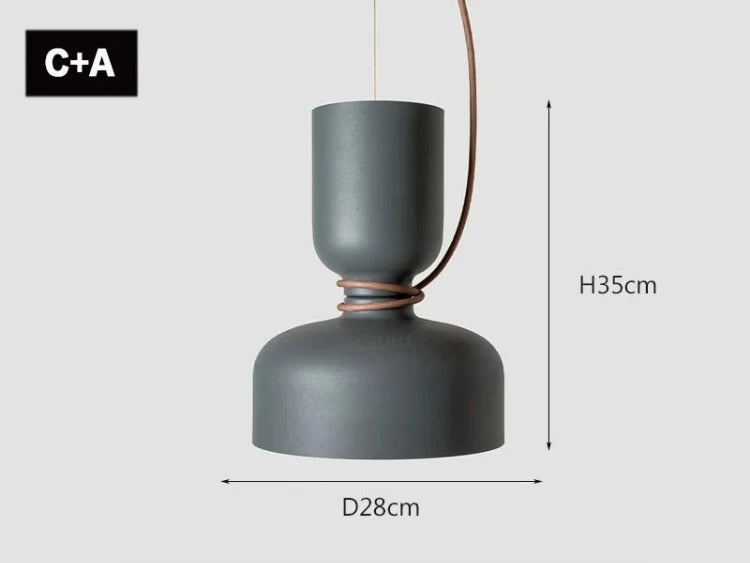 suspension nordique moderne à led pour décoration intérieure créative - vue 13 sur 24