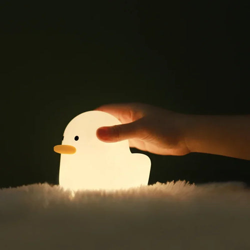 veilleuse silicone canard usb cadeau de noël enfant - vue 6 sur 6