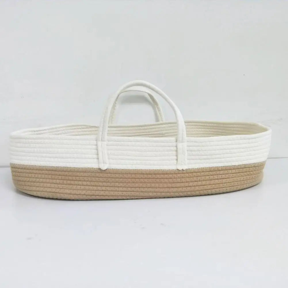 panier de couchage bébé en coton léger et doux - vue 3 sur 9