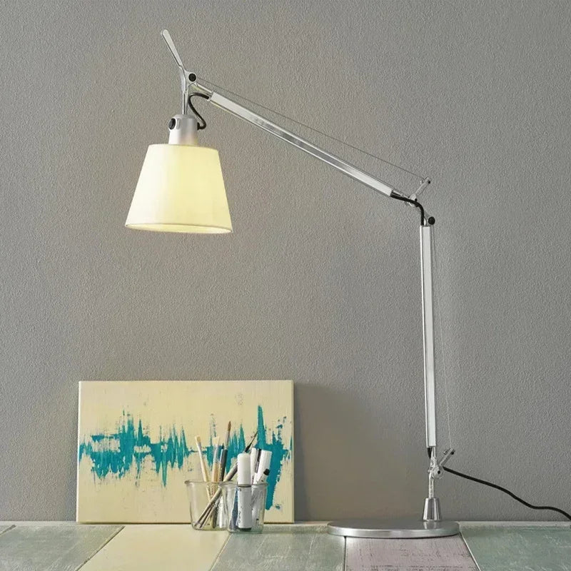 lampe de sol italienne réglable pour lecture et détente - vue 3 sur 9