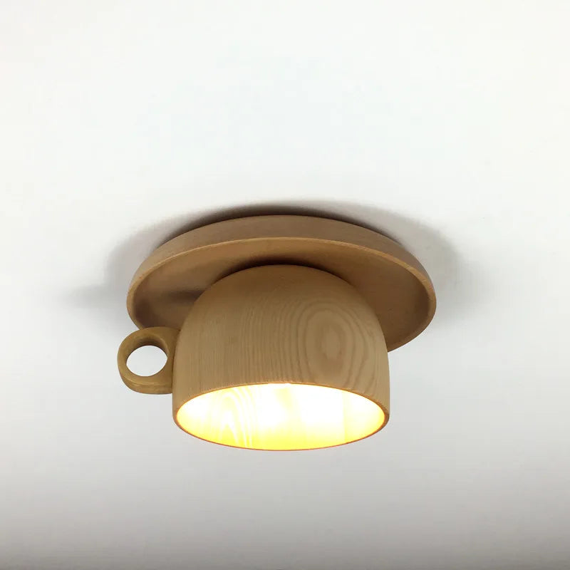 Tasse à LED plafonnier nordique Restaurant café couloir lumière d'entrée plafonnier moderne décoration de plafond - vue 4 sur 16