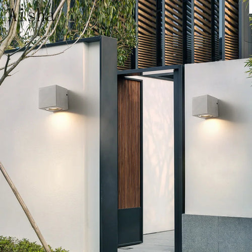 applique murale extérieure étanche à led pour espace industriel - vue 2 sur 9