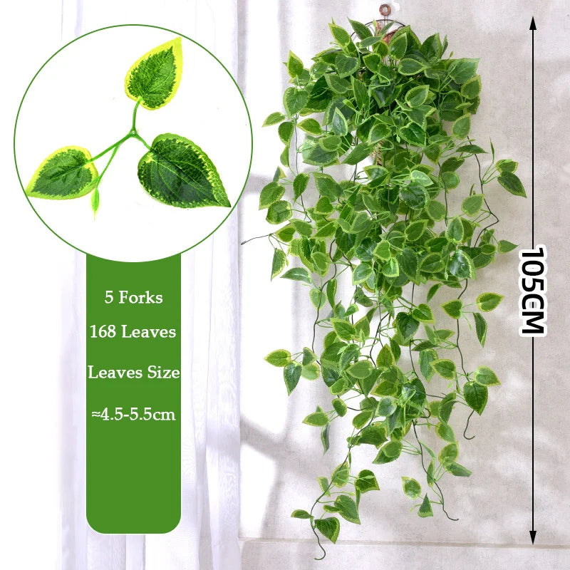 plantes artificielles à suspendre pour décoration intérieure et extérieure - vue 13 sur 14