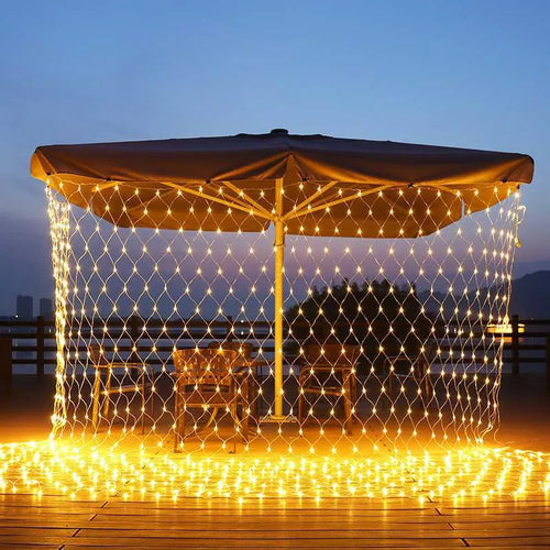 guirlande lumineuse de noël à led solaire pour décoration festive - vue 5 sur 9