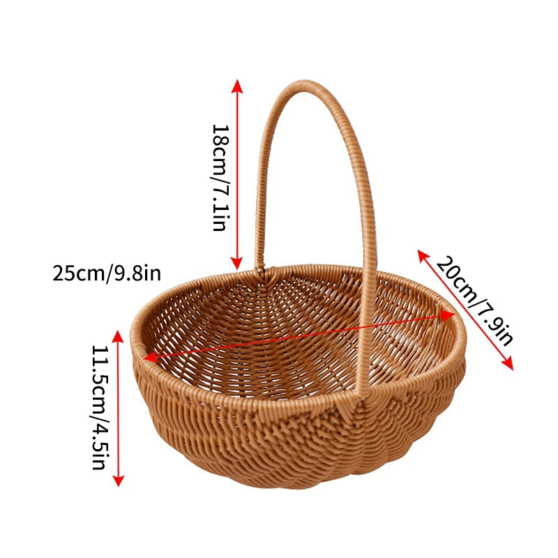 panier de rangement tissé à la main pour divers usages - vue 14 sur 17