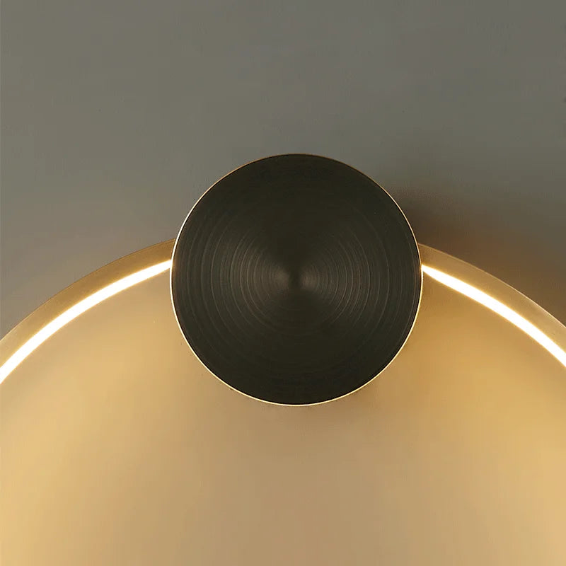 applique murale ronde en cuivre pour atmosphère de luxe créative - vue 6 sur 20