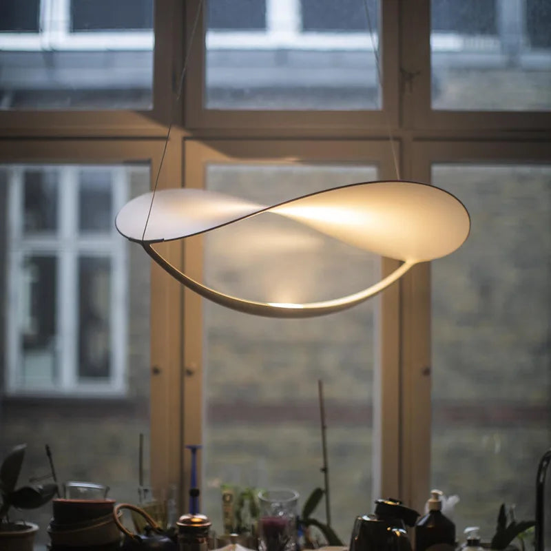 Italy Design High Quality Dining Room Kitchen Island Hanging Lamp Pendant Light Cloth Ceiling Chandelier  Close to Original - vue 1 sur 7