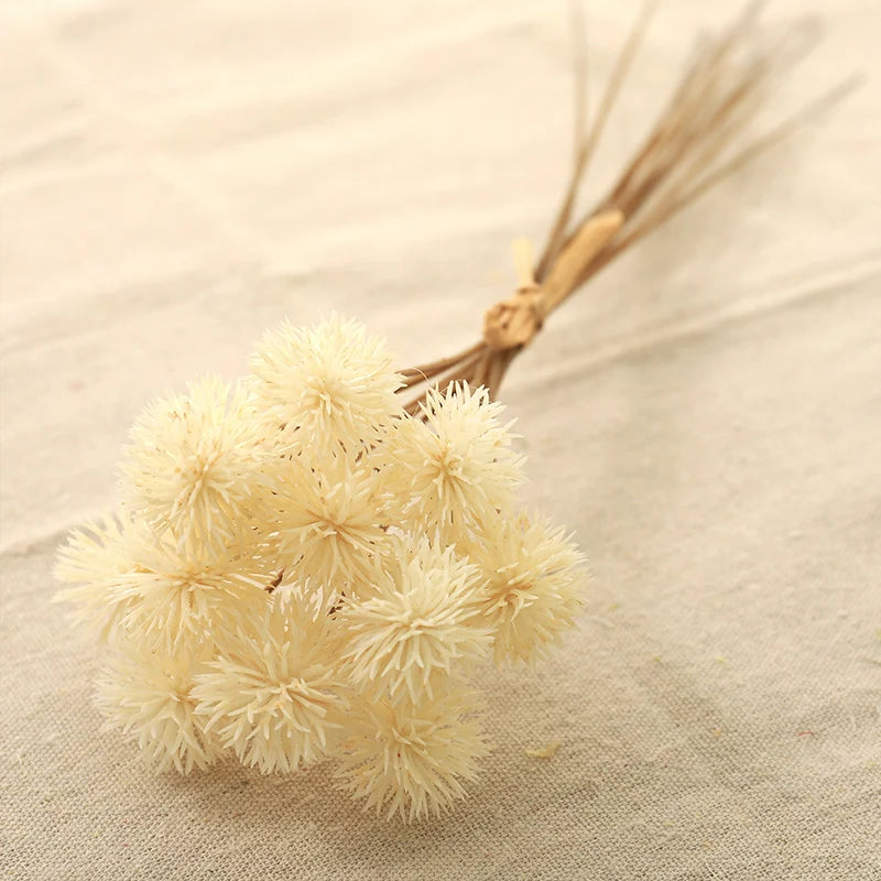 lot de 12 boules de pissenlit artificielles pour décoration et cadeaux - vue 5 sur 8