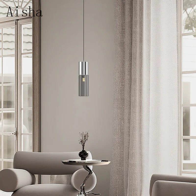 suspension en verre luminaire décoratif pour intérieur moderne - vue 3 sur 10