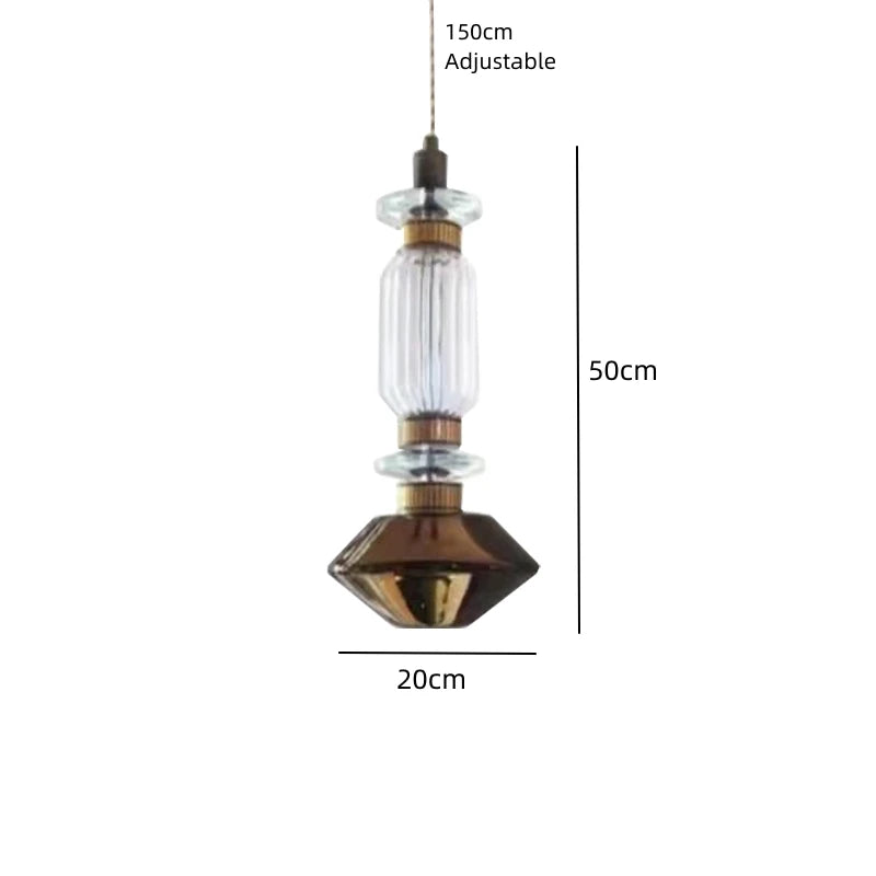 lustre led avec collocation gratuite et fil réglable - vue 14 sur 14