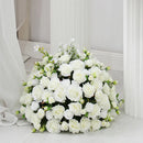 boules de fleurs artificielles en soie pour décoration de mariage et photo