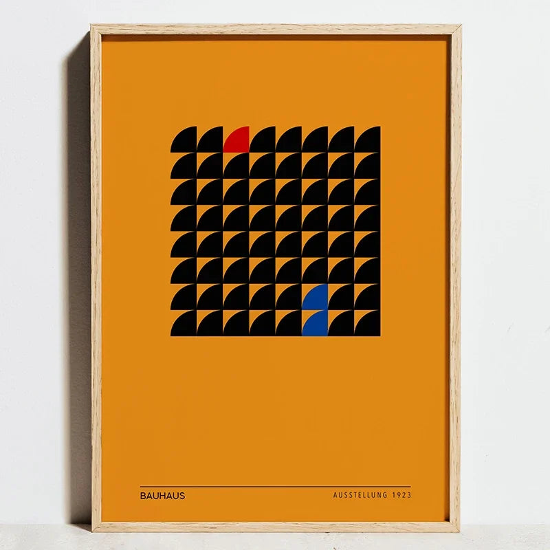 affiches géométriques Bauhaus art mural abstrait minimaliste décoration moderne