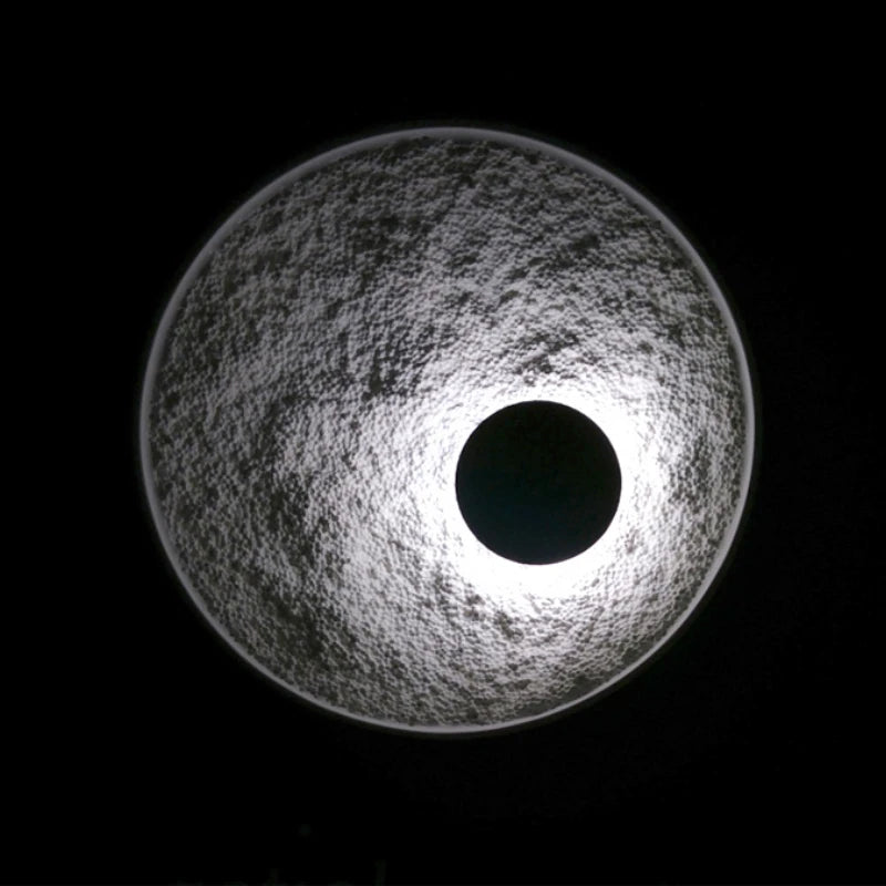 applique murale lune moderne en résine décorative à led - vue 5 sur 8