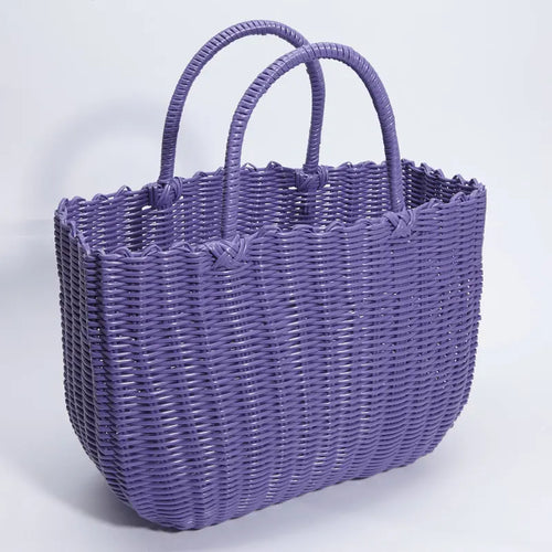 panier tissé imitation rotin pour pique-nique en extérieur - vue 18 sur 22
