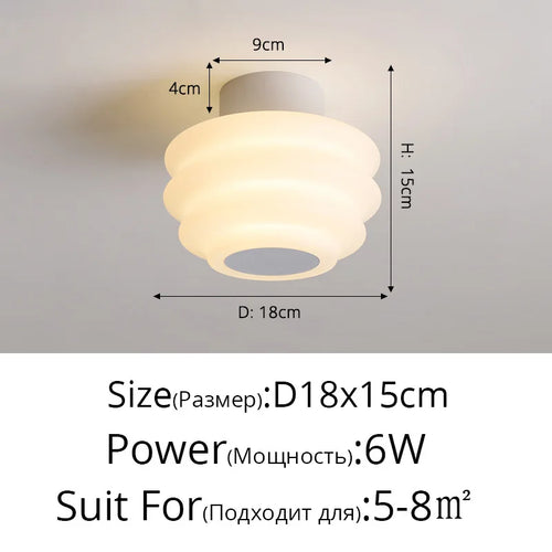 lustre nordique créatif à tête unique moderne - vue 12 sur 12
