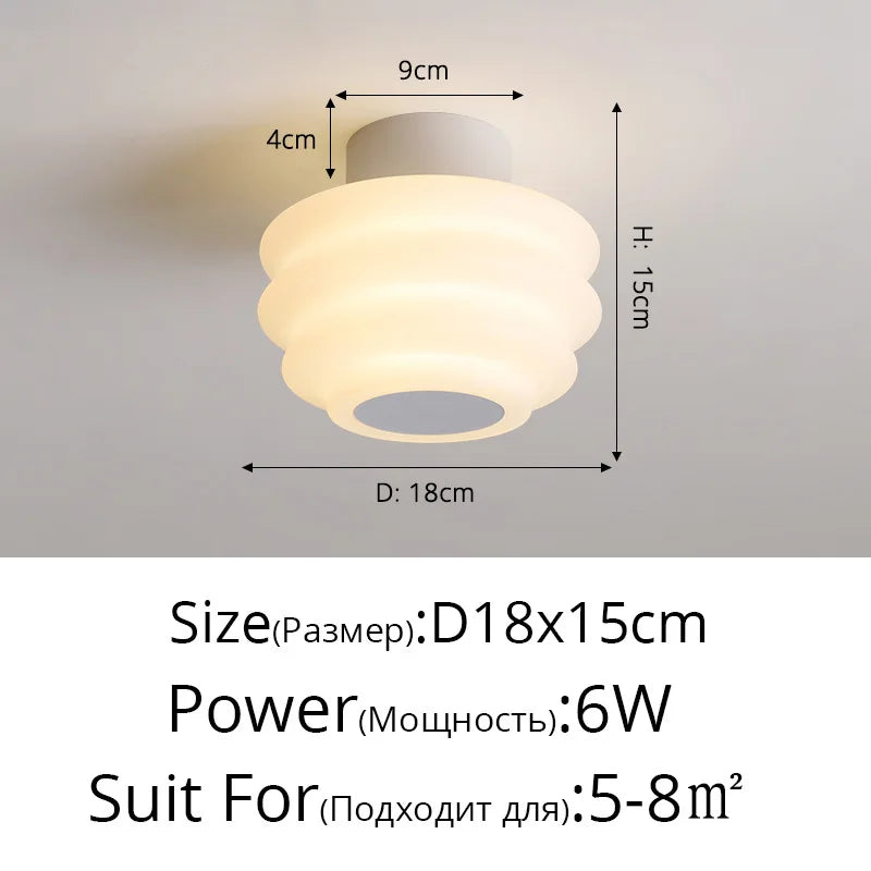 lustre nordique créatif à tête unique moderne - vue 11 sur 12