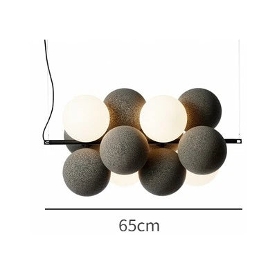 lustre créatif en velours pour un éclairage haut de gamme - vue 11 sur 12