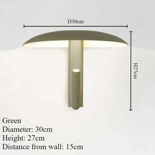 applique murale moderne rotative en métal design nordique lumière led - vue 10 sur 11