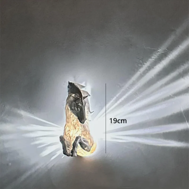 applique murale led hibou aigle décoration créative pour la maison - vue 11 sur 13