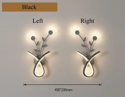 applique murale led style nordique lumière créative design moderne - vue 11 sur 12