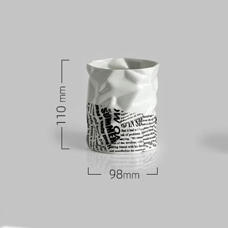 accessoires en céramique d'art origami pour salle de bain haut de gamme - vue 14 sur 15