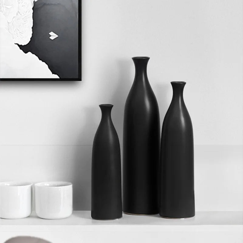 vase en céramique moderne pour décoration florale élégante - vue 5 sur 14