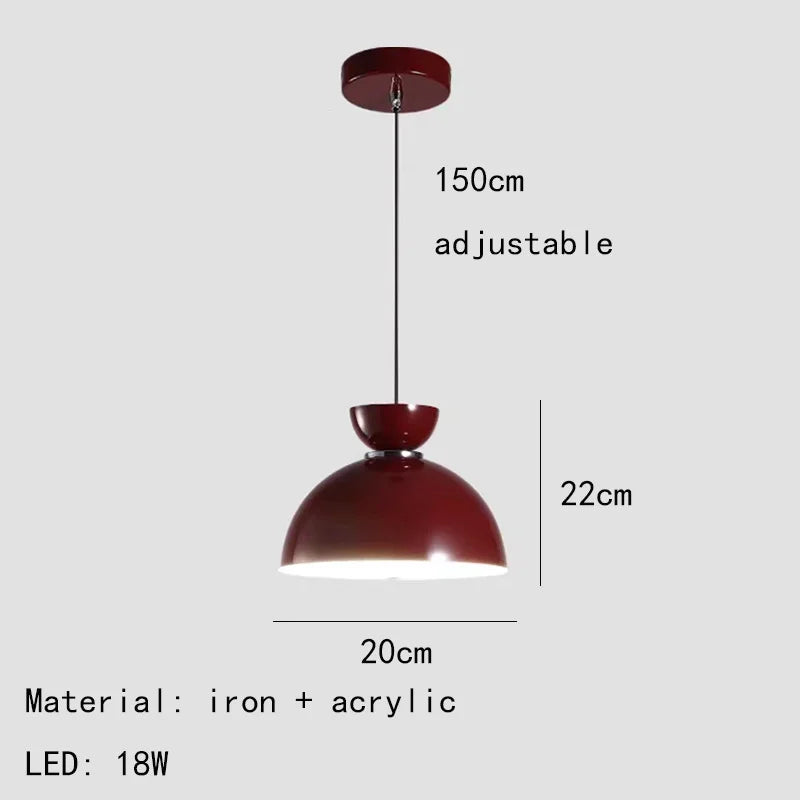 lustre moderne réglable cordon métallique pour intérieur design - vue 21 sur 24
