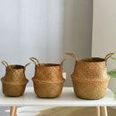 panier en osier pour rangement et décoration jardin