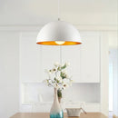 Suspension moderne demi-boule double couche