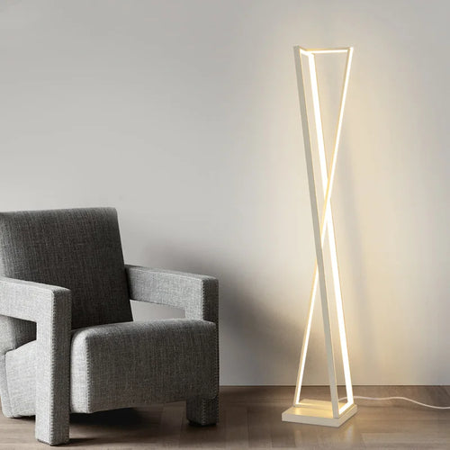 lampadaire design moderne style nordique simple sur pied - vue 3 sur 7