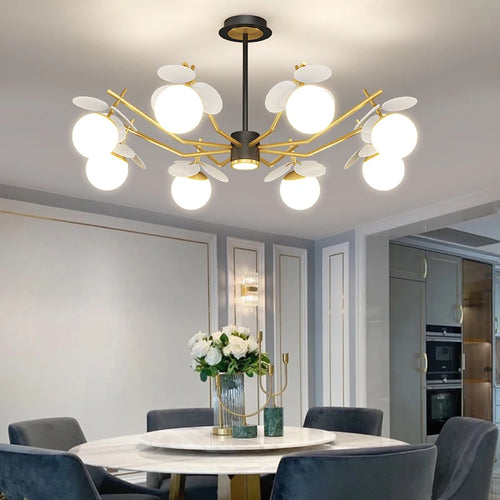 lustre à led moderne pour décoration de chambre d'enfant - vue 5 sur 12