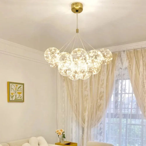 Suspension LED en verre au design nordique moderne - vue 2 sur 27