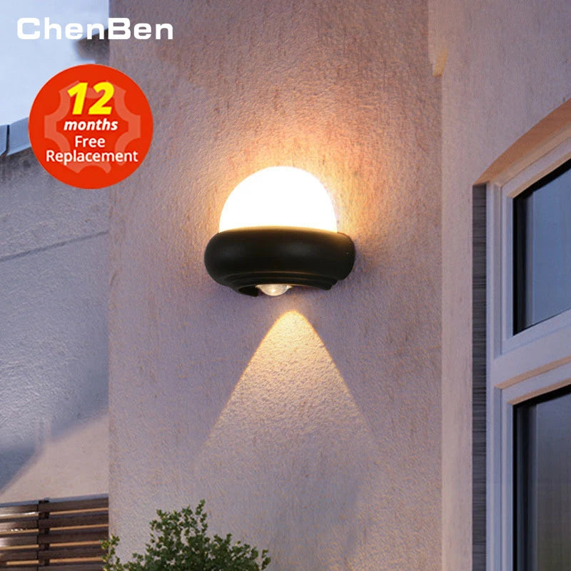 applique murale led moderne pour extérieur et jardin - vue 5 sur 10
