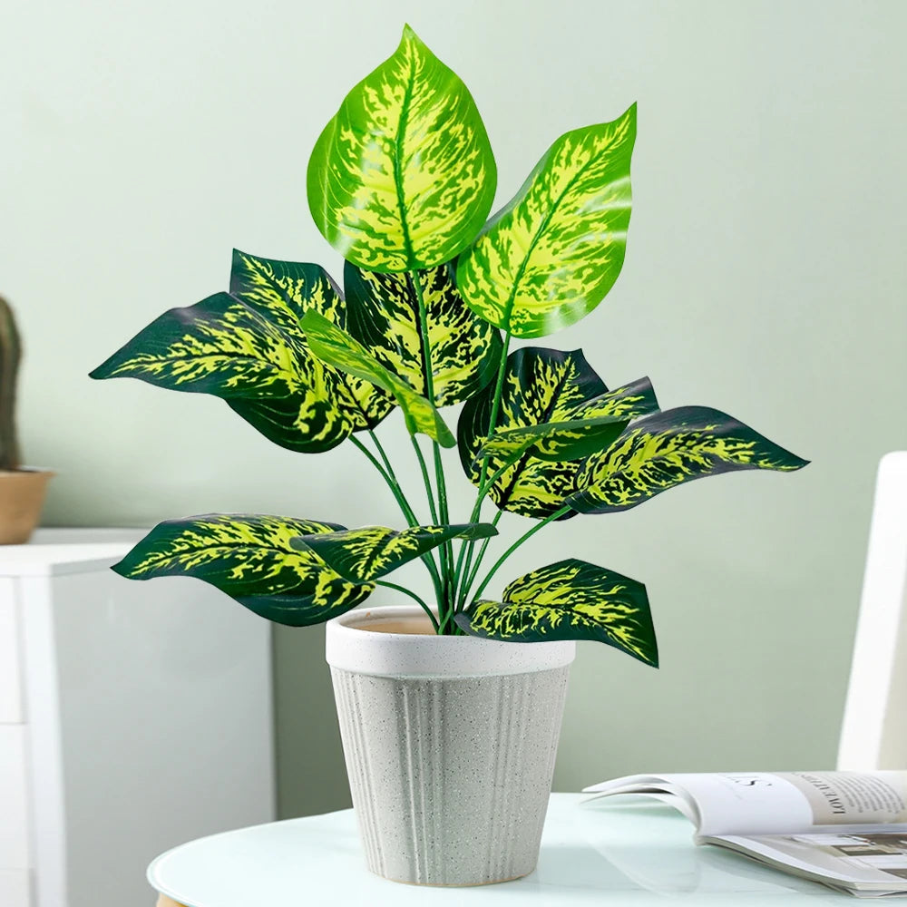 plante artificielle monstera branchage tropical pour décoration intérieure extérieure - vue 1 sur 9