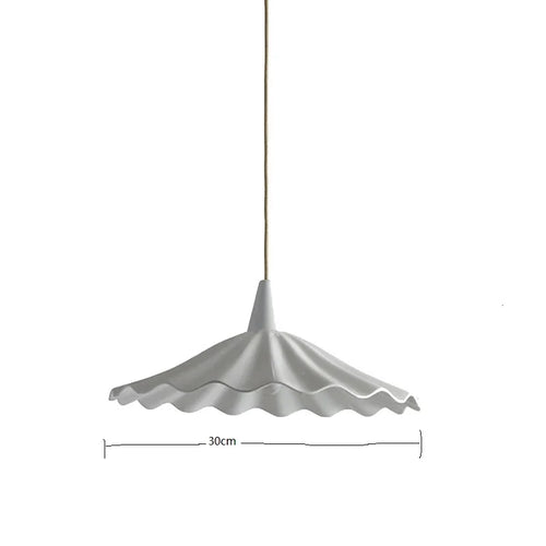Suspension style japonais en céramique et bois de frêne vintage - vue 22 sur 29